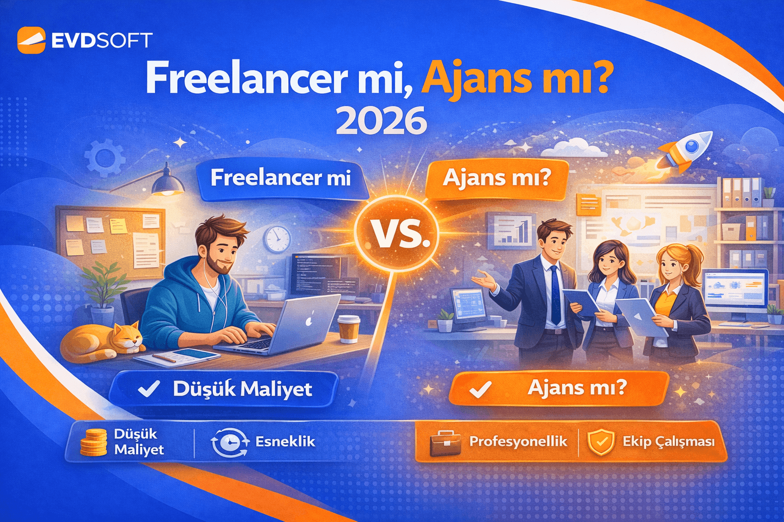Freelancer mı Ajans mı? Web Sitesi Yaptırırken Hangisi Daha Mantıklı?