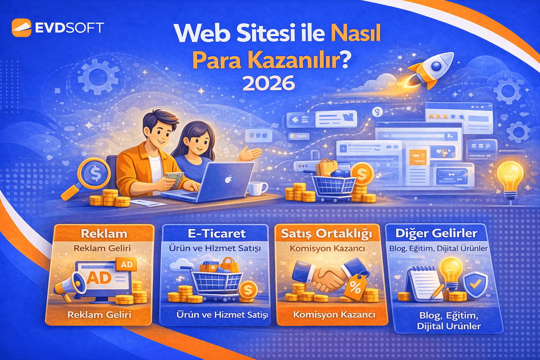 Web Sitesi ile Para Kazanma 2026