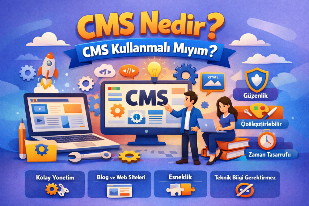 CMS Nedir? CMS Kullanmalı mıyım? (2026 Rehberi)
